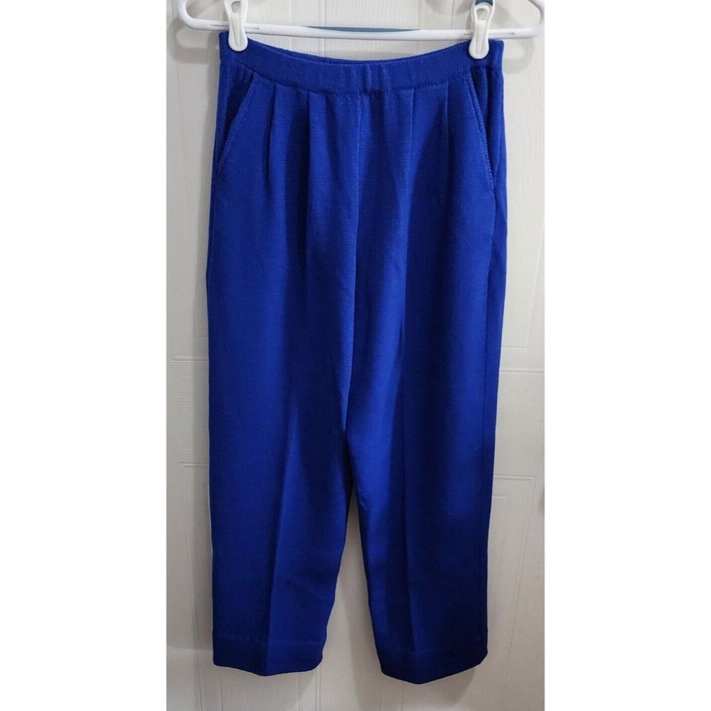 Marie St. John‎ Signature Label Women's Santana Knit Pull On Pants Blue 22-38x26